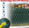 XMTECH 10 Stück Premium Hart-PVC Sichtschutzstreifen für Produktbild-Vorschau 4