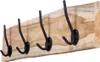 Appendiabiti a parete in teak con doppi ganci Anteprima dell’immagine prodotto 9