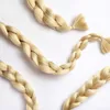 Włosy Syntetyczne Do Warkoczyków Doczepiane Blond 120 Cm Podgląd zdjęcia produktu 4