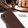 Selencia Bibliothèque en cuir véritable pour Apple iPhone Voir les images du produit 2