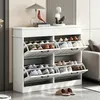 Armoire à chaussures Merax avec 4 portes battantes et 8 Voir les images du produit 4