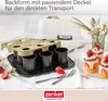 Zenker Bake, Click & Go 9er Törtchenblech mit Haube  29 x Produktbild-Vorschau 5