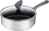 A studio shot of a Tefal cooking pan with a glass lid. Produktbild-Vorschau