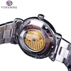 Montre FORSINING LU-14505 - Élégance Noire pour Hommes Voir les images du produit 2