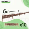 10 x BOGATECO Beeteinfassung aus Weide | 60 cm Lang & 10 cm Produktbild-Vorschau 2