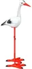 Gartenfigur Storch Metall, wackelnder Kopf mit Feder, Deko Produktbild-Vorschau 8