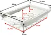A product image showing a refrigerator egg holder with dimensions labeled. Náhled obrázku produktu