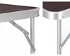 Verk 14468 Turistický stůl - skládací 80 x 60 x 70 cm hnědý Náhled obrázku produktu 9