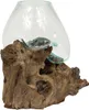 Vase Wurzelglas Teelichthalter Glasvase Glas Deko Unikat Produktbild-Vorschau 1