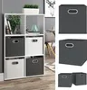 Skládací box Vicco  Antracit 30 x 30 cm Sada 2 kusů, Model Náhled obrázku produktu 2