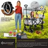KESSER® Bollerwagen Faltbar GTS-9100 mit Dach Handwagen Produktbild-Vorschau 2