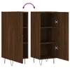 The Living Store Sideboard Braun Eichen-Optik 34,5x34x90 cm Produktbild-Vorschau 9
