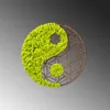 Wallity, Yin Yang, dekoracja ścienna, zielony, MDF, 44 x 44 Podgląd zdjęcia produktu 5