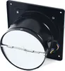 A black ventilation fan with a circular opening and wires. Náhled obrázku produktu