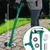 A person is using an electric garden tool to clean grout between paving stones. Anteprima dell’immagine prodotto