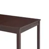 vidaXL Tavolo da pranzo marrone scuro 140 x 70 x 73 cm in Anteprima dell’immagine prodotto 3