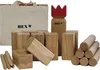 Kubb Pro Rubberholz Roter König - Outdoor Familienspiel aus Produktbild-Vorschau 3