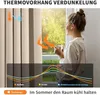 Verdunklungsvorhänge Dunkelbeige Vorhänge Blickdicht 2er Produktbild-Vorschau 4