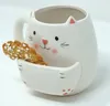 Katze Kaffeebecher mit Keksfach Produktbild-Vorschau 12