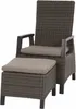 Siena Garden Corido Hocker Aluminium/Geflecht Anthrazit Produktbild-Vorschau 7