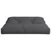 vidaXL Palettenkissen Schwarz 70x70x12 cm Stoff Produktbild-Vorschau 5