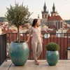 Doniczka ceramiczna Provencelia COCOON Oceaniczny, Ø42 cm x Podgląd zdjęcia produktu 6