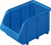 A blue plastic storage bin is shown from a slightly elevated angle against a white background. Anteprima dell’immagine prodotto