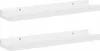 Two white wall shelves are shown against a white background. Náhľad obrázku produktu