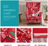 Topchances 2 Piece Wing Chair Cover, kryty židlí Wing Chair Náhled obrázku produktu 2