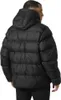 A man wearing a black puffer jacket, viewed from the back. Voir les images du produit