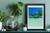 Bild 20x30 MDF-Rahmen, Wandkunst Tropischer Strand Produktbild-Vorschau 2