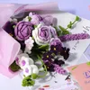 Gehäkelter Blumenstrauß, Blumenstrauß-Häkelset - Rosen und Produktbild-Vorschau 3
