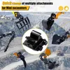 A collage of different excavator attachments in a quarry setting. Podgląd zdjęcia produktu