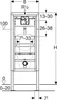 Geberit Duofix Basic Urinal-Element Universal 130cm Produktbild-Vorschau 2