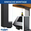 DanDiBo 2x telaio per panca in metallo nero 43 x 40 cm Anteprima dell’immagine prodotto 5