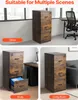 Collage of a filing cabinet in different settings: office, study, and living room. Anteprima dell’immagine prodotto