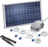 A solar panel and pond aerator kit is displayed against a white background. Produktbild-Vorschau