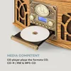 auna NR-620, DAB, stereo systém, drevo, gramofón, DAB+, Náhľad obrázku produktu 7