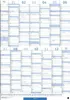 Heye Posterplaner 2027, Jahresplaner, blau, schlicht, 68 x Produktbild-Vorschau 2