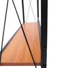 Nástěnný závěsný stojan na víno 3 Tier Bottle Rack Black Náhled obrázku produktu 6
