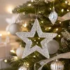 Riffelmacher Deko Glitter-Stern 15 cm 17355 | Silber - Produktbild-Vorschau 2