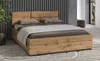 Manželská postel 180x200 GLENROSE s úložným prostorem - dub Náhled obrázku produktu 1