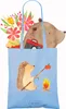 Mr. & Mrs. Panda Shopping Tasche Igel Grillen - Sky Blue - Produktbild-Vorschau 3
