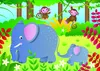 Galt Toys 1005071 Jungle 4 Puzzles in der Box – Dschungel, Produktbild-Vorschau 7