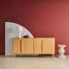 sweeek - Vintage-Sideboard im Holzlook mit 4 Türen, 160 cm Produktbild-Vorschau 9