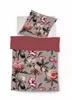 Fleuresse Mako-Satin Bettwäsche 155x220 Blüten Blätter Produktbild-Vorschau 2
