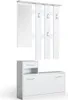 Garderobe Vicco Billy Weiß 25 x 191 cm, Model 33201 Produktbild-Vorschau 1
