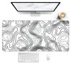Gaming Mauspad XXL 900x400mm Weiß Nähte Rutschfest Produktbild-Vorschau 2