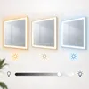 Relaxdays Badspiegel, 60 x 100 cm, dimmbarer LED-Spiegel, Produktbild-Vorschau 7