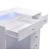 VANITII Coiffeuse avec éclairage LED 6 Tiroirs Blanc 92 x Voir les images du produit 4
